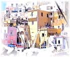 Marina Corricella il borgo marinaro dei pescatori Corricella Set Cinematografio del film "Il Postino" di Massimo Troisi Isola di Procida
