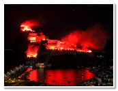 Festa a mare agli Scogli di Sant'Anna di Ischia: barca vincitrice Procida