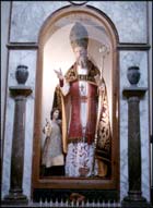 Procida: chiesa della Madonna della Libera , statua di San Biagio